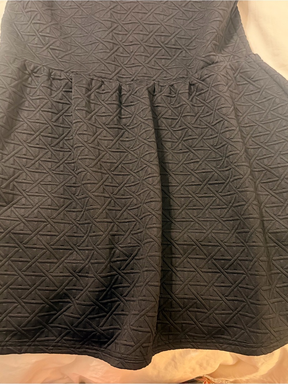 SSYS Textured Black Zip-Front Dress - Picture 4 of 8